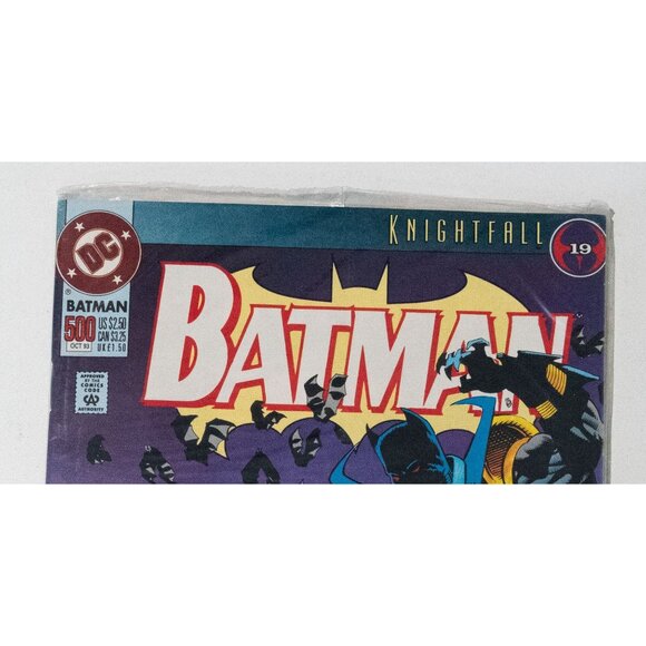 DC Comics Batman 500 Knightfall Issue #19 64-Page Landmark w/ Poster - Picture 3 of 9